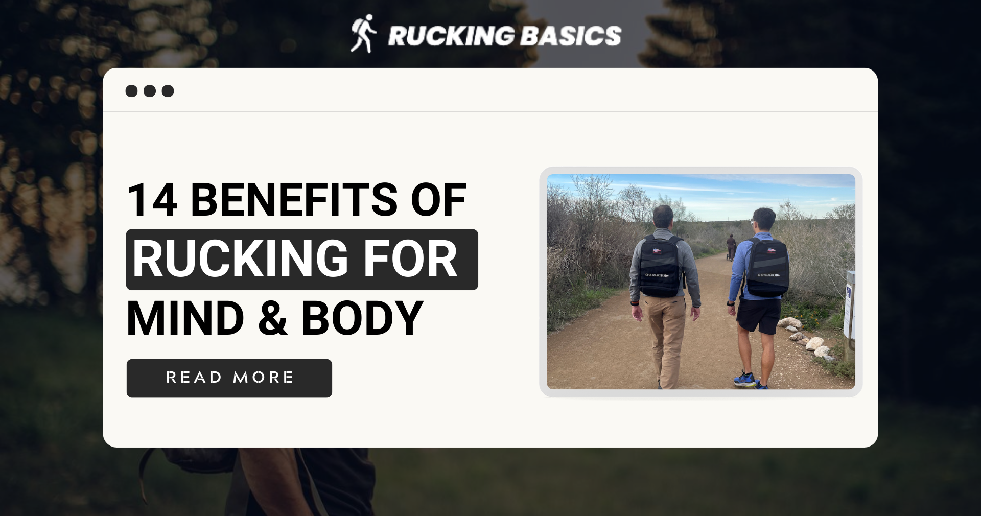 14 Benefits of Rucking For Mind & Body