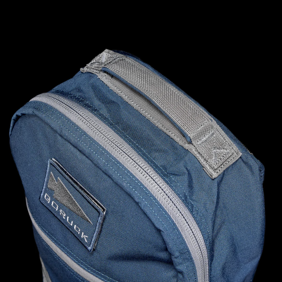 The image showcases a GORUCK Bullet 15L ruck model.