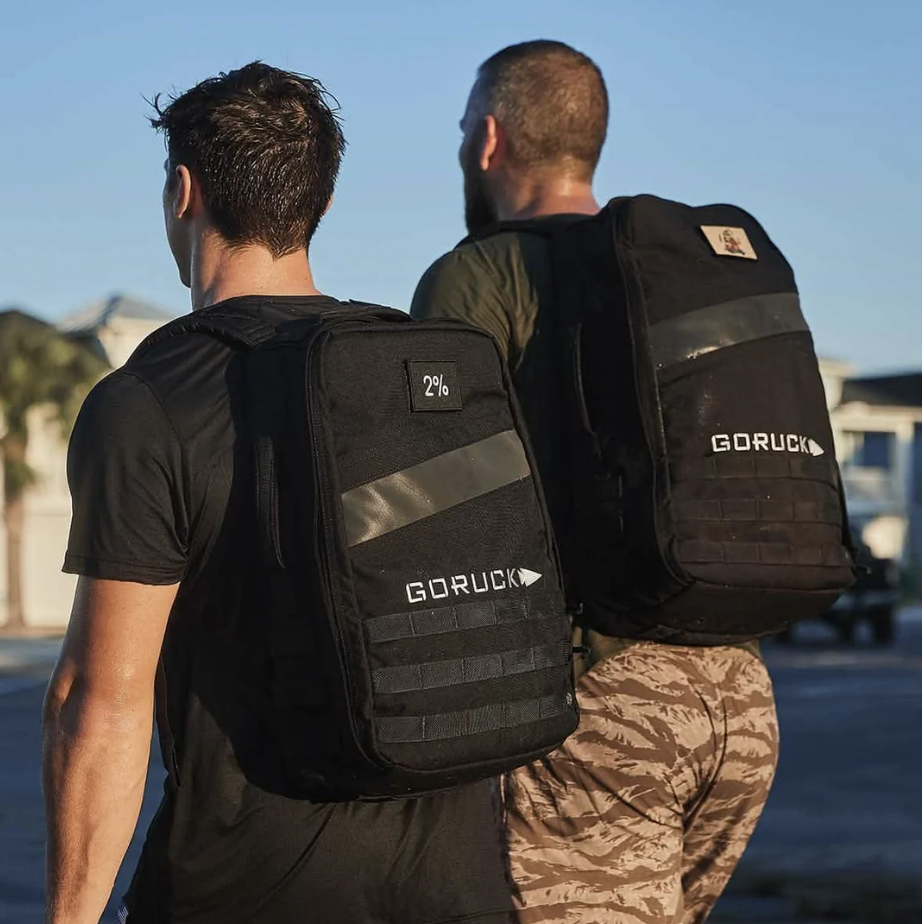 The image showcases the GORUCK Rucker 4.0.